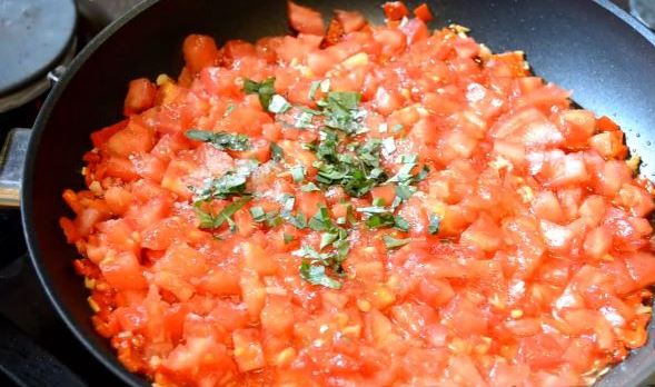 Eggplant Casserole with Cheese and Tomato Sauce step 3