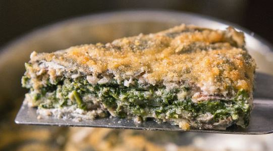 Fish Casserole with Spinach