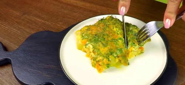 Frittata with Zucchini and Cheese