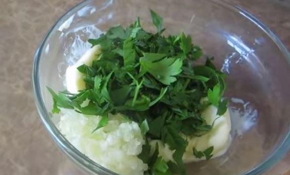 Garlic Cheese Cake step 6