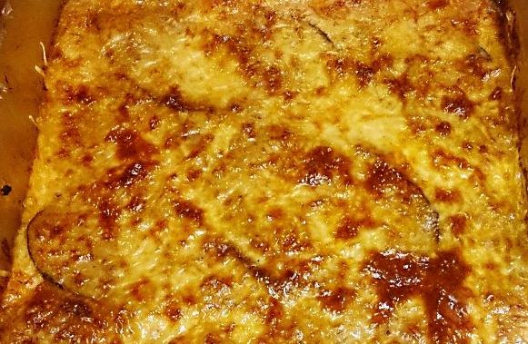 Greek Moussaka (Layered Casserole with Eggplant, Minced Meat and Milk Sauce) step 5