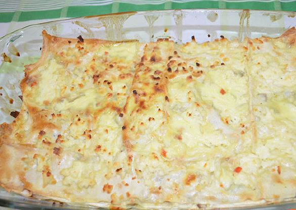 Lavash Casserole with Cheese and Mushrooms step 5