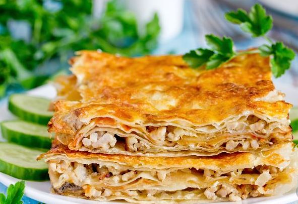 Lavash Lasagna with Minced Meat and Mushrooms step 9