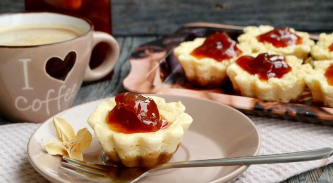 Microwave mini Cheesecakes step 10