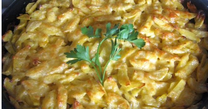 Oven Baked Chicken Thighs with Potatoes