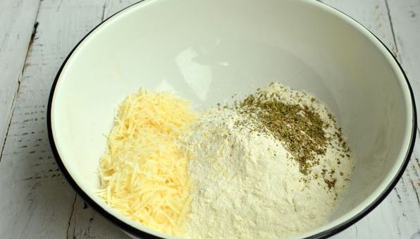 Parmesan and Oregano Bread step 1