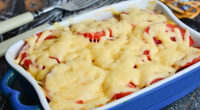 Pasta Baked with Sausage, Tomatoes and Cheese step 6