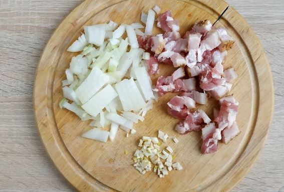 Pasta Casserole with Bacon and Cheese step 2