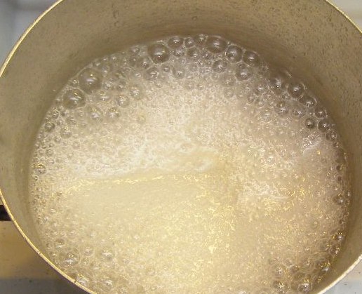Egg White Glaze step 3