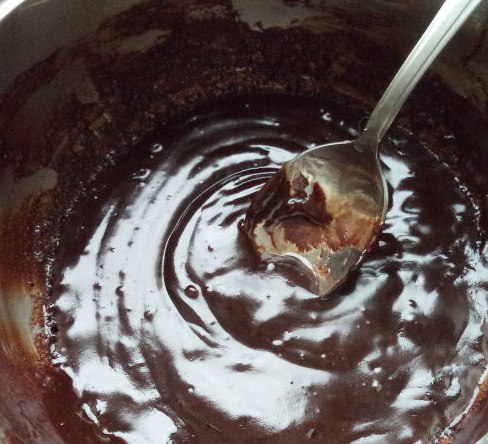 Chocolate Glaze “4 Spoons” (for Cakes) step 3