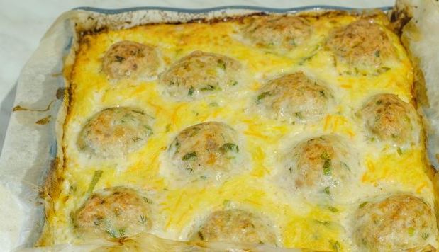Potato Casserole with Meatballs step 12
