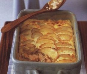 Potato Casserole with Pickled Salmon