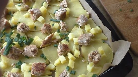 Potato Casserole with Sausages step 4