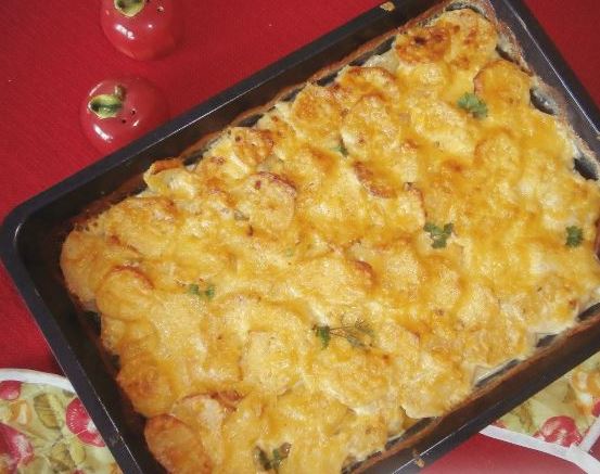 Potatoes “Gratin Dauphinois” (Au Gratin Dauphinois)