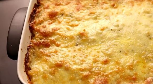 Potatoes with Mushrooms Baked with Cheese step 8