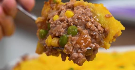 Pumpkin and Potato Casserole with Minced Meat step 9
