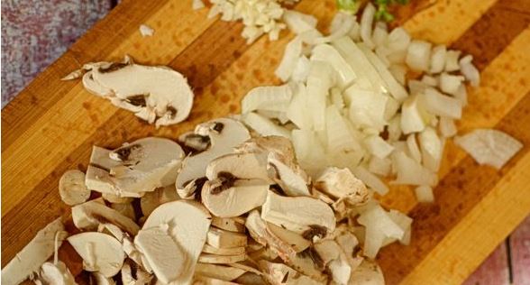 Rice Baked with Mushrooms step 2