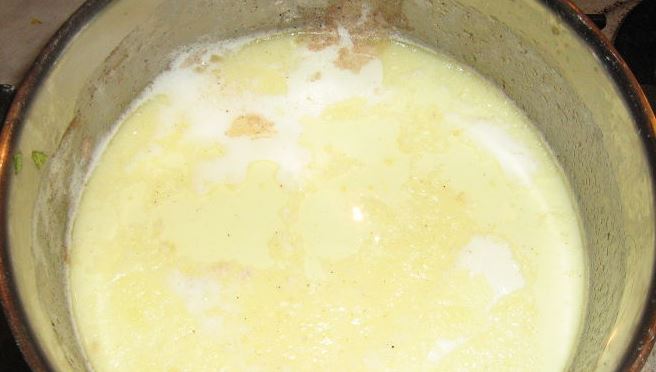 Roman gnocchi (Gnocchi alla Romana) step 1