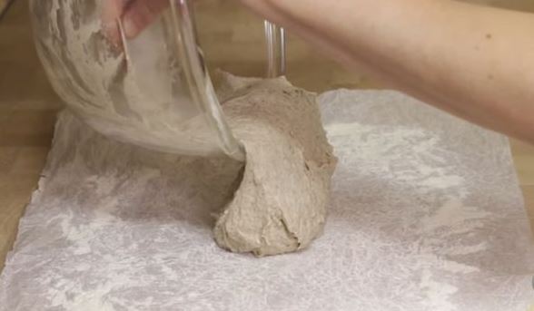 Rye Bread without Kneading step 3
