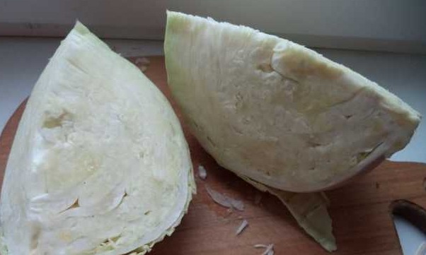 White Cabbage Kimchi step 1
