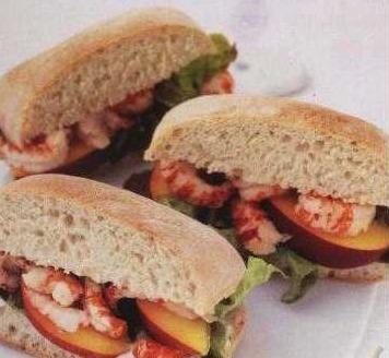 Boiled Crayfish Sandwiches
