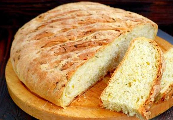 Zucchini Bread with Onions