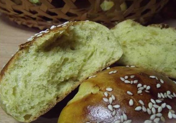 Pumpkin Buns with Sesame Seeds “Pumpkin” step 9