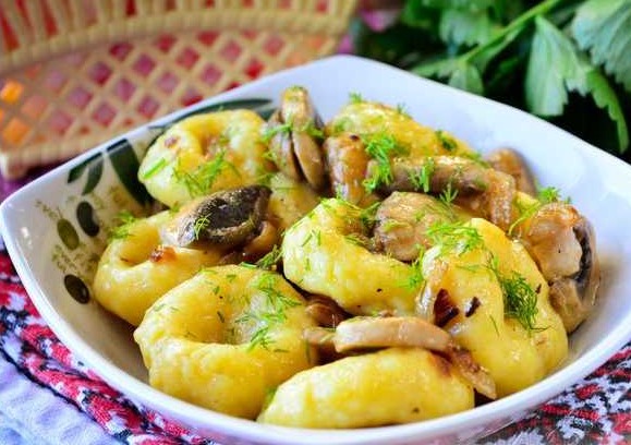 Lazy Dumplings with Potatoes and Pumpkin