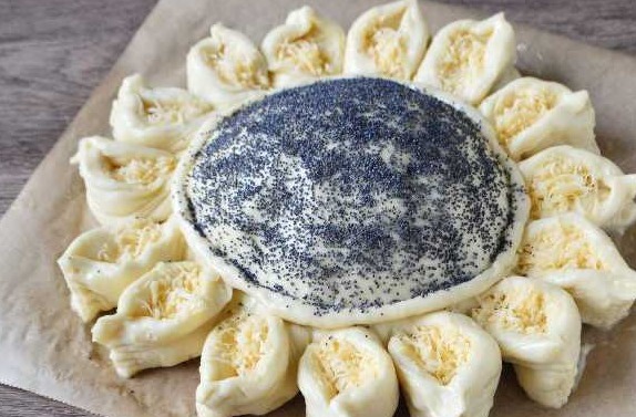 Sunflower Pie step 15