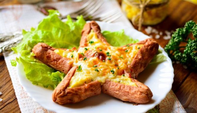 “Stars” from Sausages and Mashed Potatoes