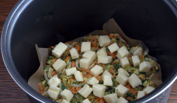 Vegetable Casserole with Suluguni Cheese (in a Slow Cooker) step 5