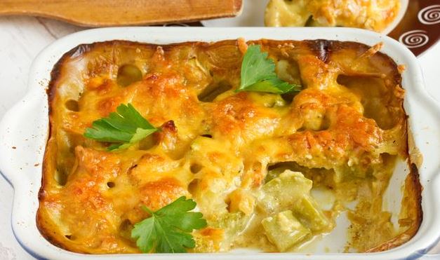 Zucchini and Cauliflower Casserole