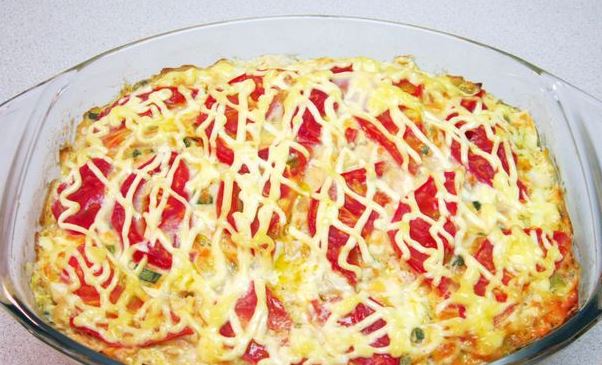 Zucchini Baked with Chicken Fillet and Tomatoes step 10