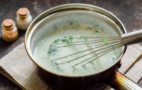 Zucchini Baked with Young Potatoes and Tomatoes in Béchamel Sauce step 4