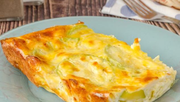 Zucchini Casserole with Melted Cheese