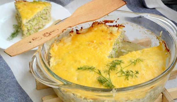 Zucchini Casserole with Minced Chicken and Bell Pepper step 10