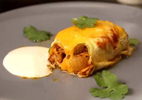 Zucchini Rolls with Chicken