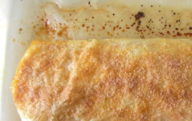 Filo Dough Strudel with Apple and Pear