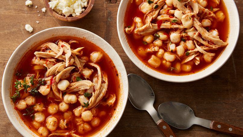 Red Soup-Ragout “Pozole”