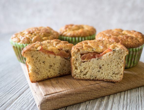 Snack Muffins on Kefir, from Pea Flour