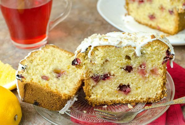 Orange Muffin with Canberries and Protein Glaze