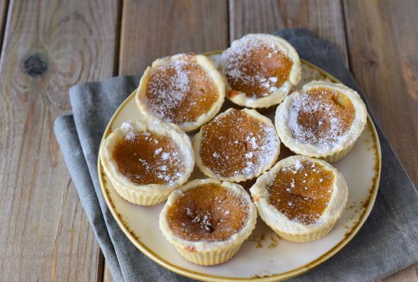 Pumpkin Cream Tartlets