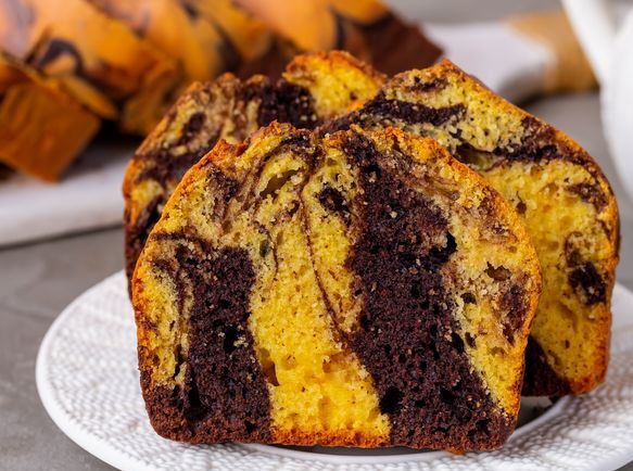 Pumpkin Cake “Marble”