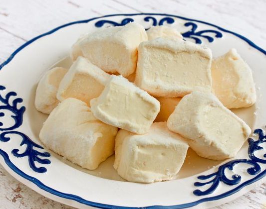 Marshmallows on Orange Juice