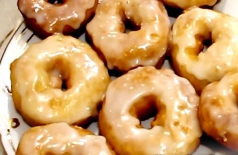 Donuts in Sugar Glaze