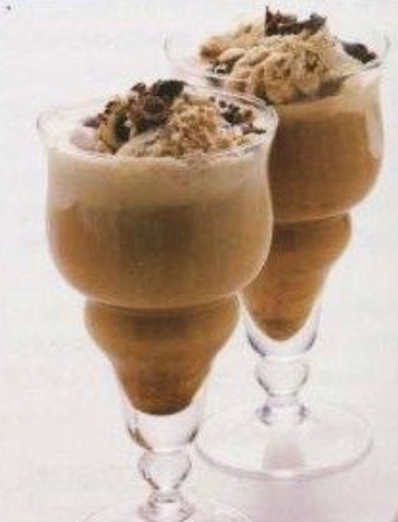Coffee and Chocolate Cocktail with Soda