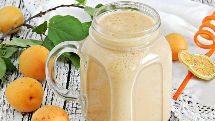 Apricot Peach Milkshake