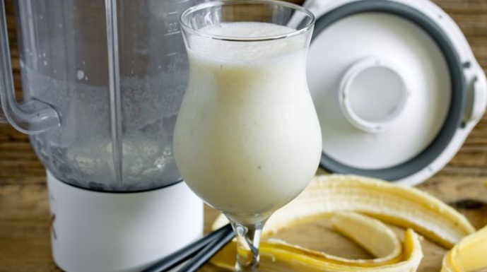 Milkshake with Banana and Ice Cream