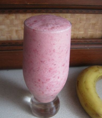 Banana Raspberry Smoothie