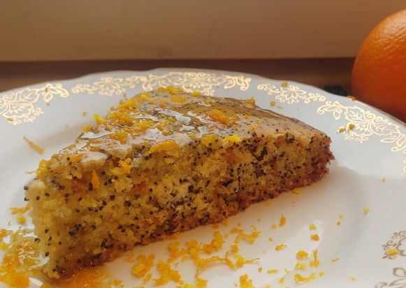 Lean Orange Poppy Seed Pie
